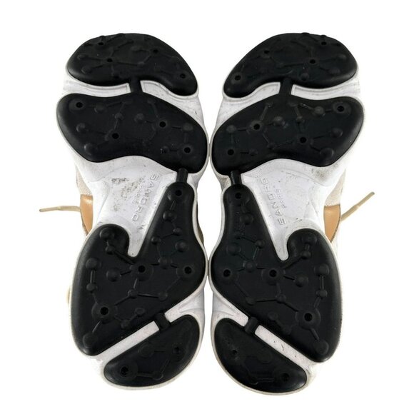 Sandro Atomic Beige & Off-White High Top Sneakers Size 41 - Picture 8 of 9